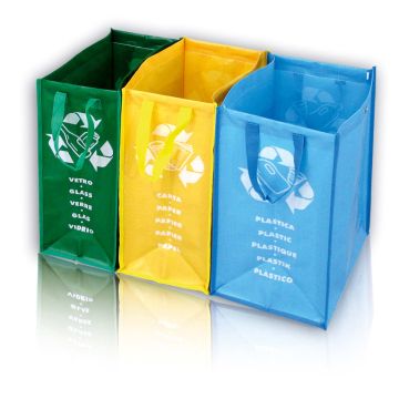 Bolsas para el reciclaje doméstico Frankystar Multicolor