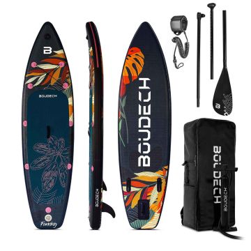 Stand Up Paddle Board Flatwater - Tabla De Mesa Inflable Da 300X75X15Cm Boudech 