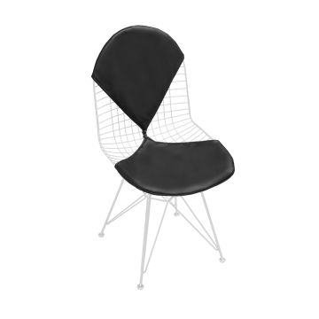 Cojín para asiento y respaldo para sillas Copenaghen Frankystar Negro