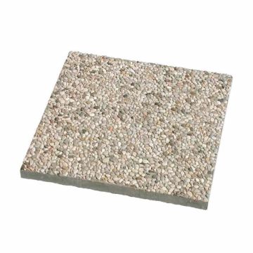 Graniglia - Losa de terrazo en granalla 50x50 cm, color gris, 21 kg Gdlc Gris 5%