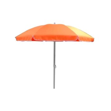 Solero - Sombrilla de playa inclinable con funda, color naranja No Brand Naranja