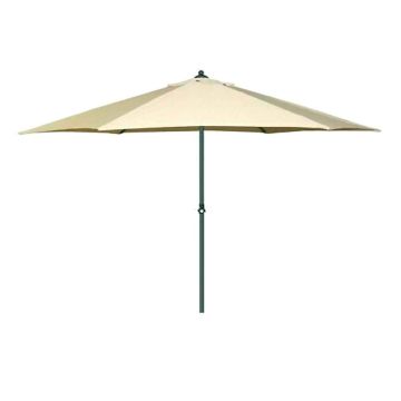 Alu - Parasol de jardín Ø 270 cm, color beige Gdlc Beige